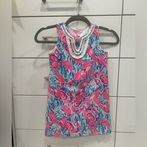 Lilly Pulitzer girls mini Harper shift dress EUC